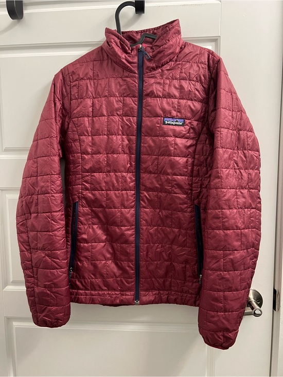 Patagonia Jackets & Blazers - Patagonia Women’s Nano Puff Insulated Puffer Burgundy Quilted Jacket S